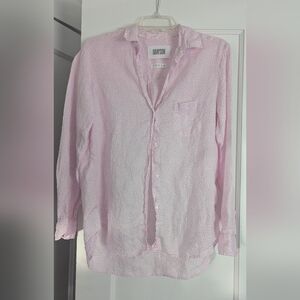 Grayson The Hero 100% Linen oversized button down shirt, Size 2 (Size S, 4-6)